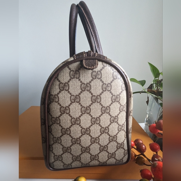Gucci GG Canvas Web Sherry line Boston Bag - Picture 5 of 15